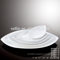 CHAOZHOU Hotel&Restaurant white porcelain plates, porcelain dinnerware, Microwave safe plate